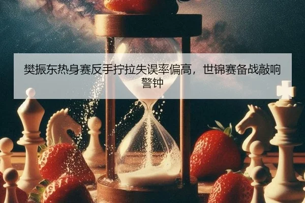 樊振东热身赛反手拧拉失误率偏高，世锦赛备战敲响警钟
