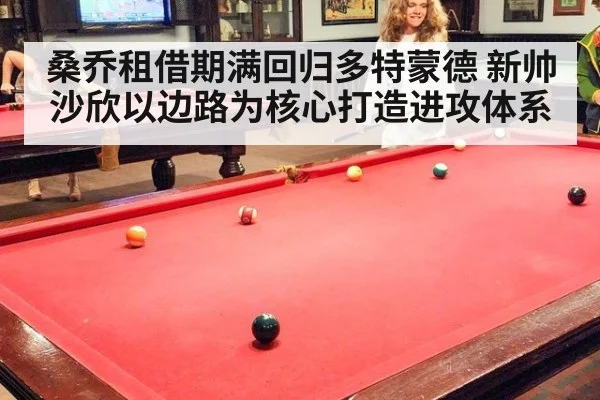 桑乔租借期满回归多特蒙德 新帅沙欣以边路为核心打造进攻体系